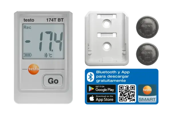 Data Logger de temperatura testo 174T BT - Imagen 3