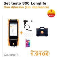 Testo - Set 300 Longlife con dilución sin impresora - Imagen 8